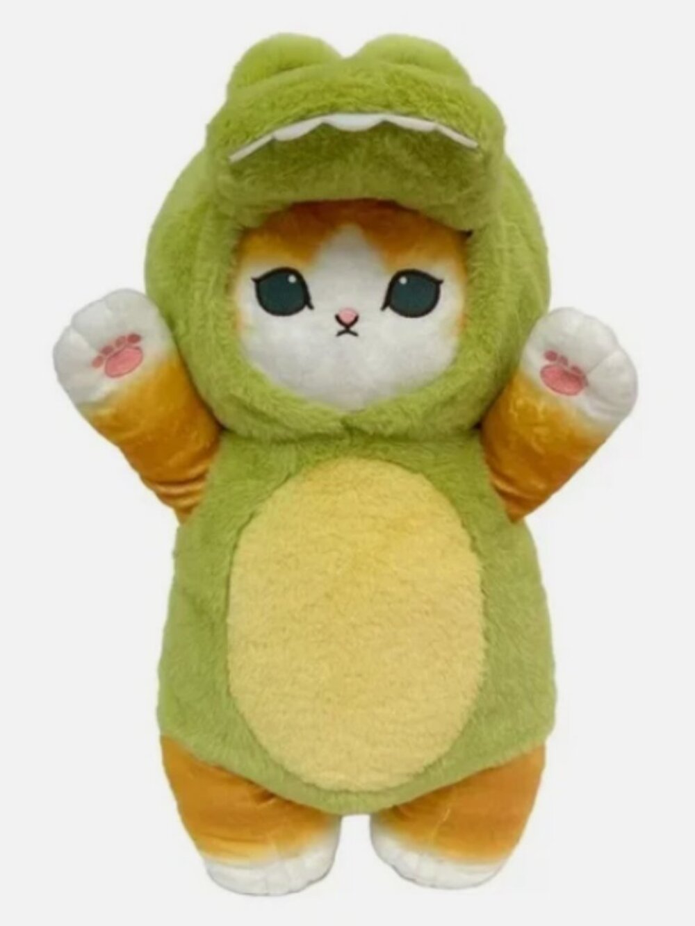 Kawaii BIG Mofusand Dinosaur Stuffed Animal 12 Inches Plush Green Doll Toy Smile